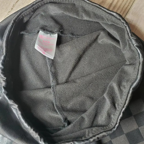 No Boundaries Black Checkered Stretchy Leggings Juniors Size Small 3-5 - Picture 12 of 12